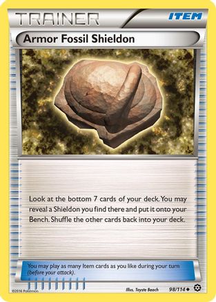 Armor Fossil Shieldon (98/114) [XY : Siège à vapeur] 