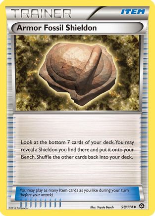 Armor Fossil Shieldon (98/114) [XY : Siège à vapeur] 