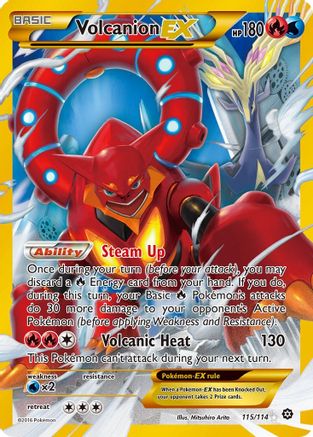 Volcanion EX (115/114) [XY : Siège à vapeur] 