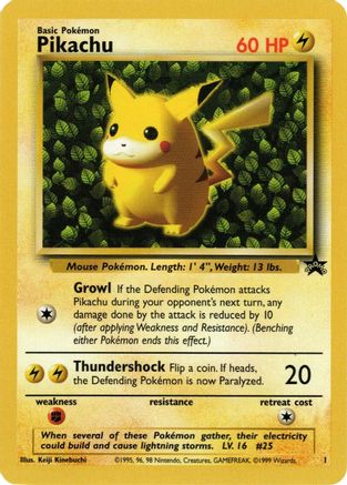 Pikachu (1) (Promo) [Wizards of the Coast : Black Star Promos] 
