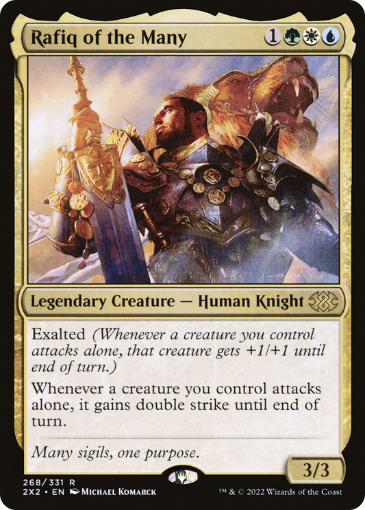 Rafiq of the Many (2X2-268) - [Double Masters 2022]