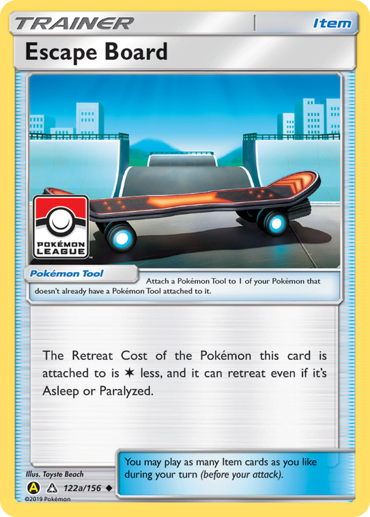 Escape Board - 122a/156 (Pokemon League) 122a/156 - [League & Championship Cards] Reverse Holofoil