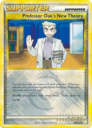 Professor Oak's New Theory - 101/123 (League Promo) - [League & Championship Cards] Reverse Holofoil