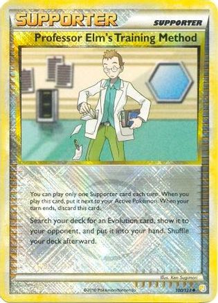 Méthode d'entraînement du professeur Elm (100/123) (Promo de la Ligue) [HeartGold &amp; SoulSilver : Base Set] 