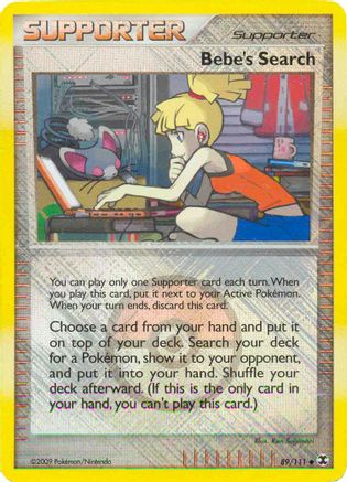 Bebe's Search - 89/111 (League Promo) 89 - [League & Championship Cards] Reverse Holofoil