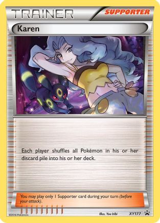 Karen (XY177) [XY : Promos Black Star] 