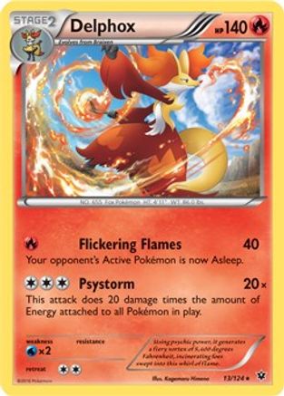 Delphox - 13/124 (XY Fates Collide) - [Deck Exclusives]