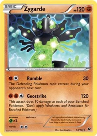 Zygarde - 53/124 (XY Fates Collide) - [Deck Exclusives] Holofoil
