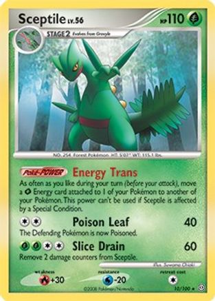 Sceptile - 10/100 (DP Stormfront) - [Deck Exclusives]