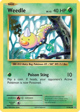 Weedle (5/108) [XY : Évolutions] 