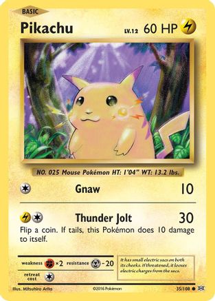 Pikachu (35/108) [XY : Evolutions] 