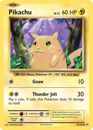 Pikachu (35/108) [XY : Evolutions] 