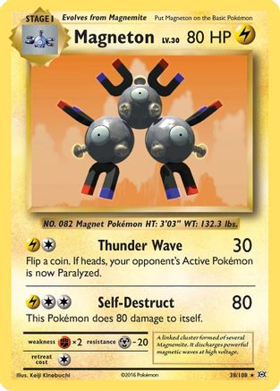 Magneton 38/108 - [XY  Evolutions] Holofoil