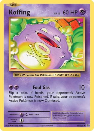 Koffing (50/108) [XY : Évolutions] 