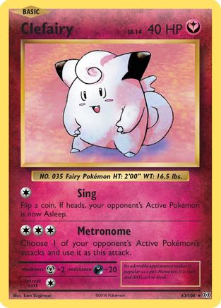 Mélofée (63/108) [XY : Evolutions] 