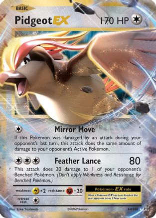 Pidgeot EX (64/108) [XY : Évolutions] 