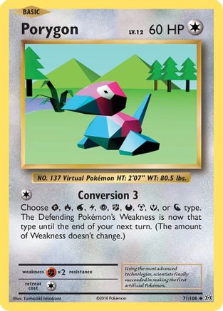 Porygon (71/108) [XY : Evolutions] 