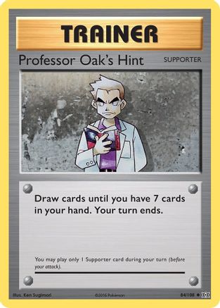 Indice du professeur Oak (84/108) [XY : Evolutions] 