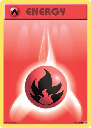 Fire Energy 92/108 - [XY  Evolutions]