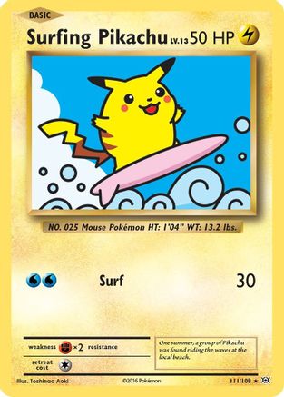 Surf Pikachu (111/108) [XY : Evolutions] 