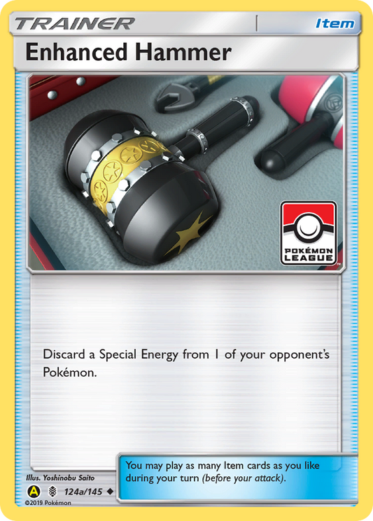 Enhanced Hammer - 124a/145 (Pokemon League) 124a/145 - [League & Championship Cards] Reverse Holofoil