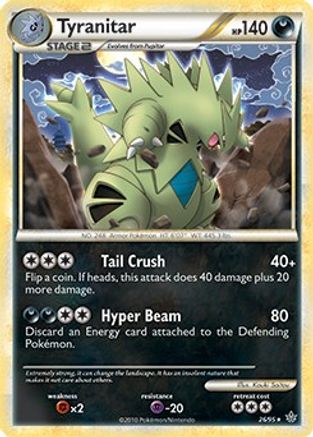 Tyranitar - 26/95 (HGSS Unleashed) - [Deck Exclusives] Holofoil