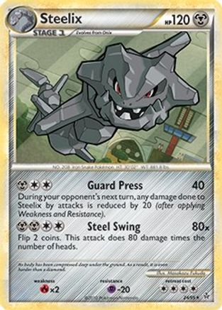 Steelix - 24/95 (HGSS Unleashed) - [Deck Exclusives] Holofoil