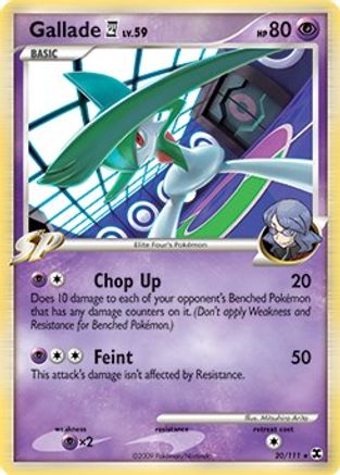 Gallade E4 - 20/111 (DPPt Rising Rivals) - [Deck Exclusives] Holofoil
