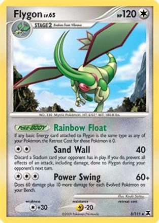 Flygon (5/111) (Exclusivité Theme Deck) [Platine : Rising Rivals] 