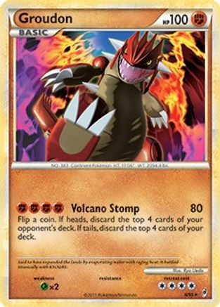 Groudon - 6/95 (Call of Legends) - [Deck Exclusives]