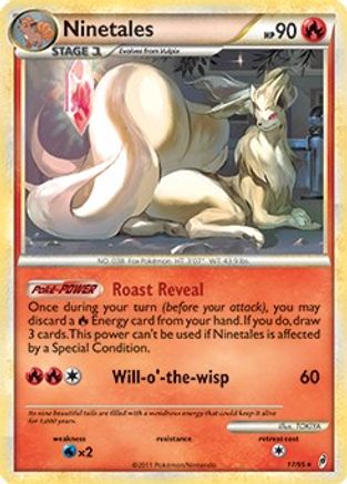 Ninetales (17/95) (Thème Deck exclusif) [HeartGold &amp; SoulSilver : Call of Legends] 