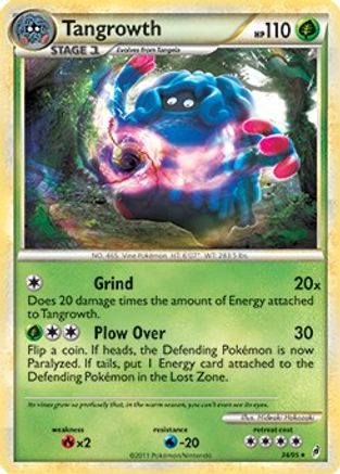 Tangrowth - 34/95 (Call of Legends) - [Deck Exclusives] Holofoil