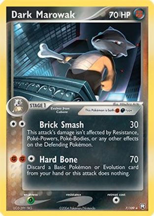 Dark Marowak (7/109) (Thème Deck exclusif) [EX : Team Rocket Returns] 