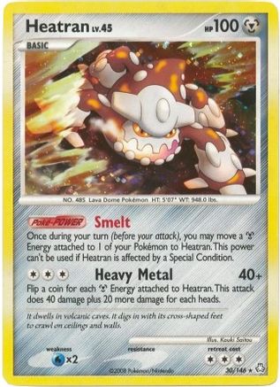 Heatran (30/146) (Thème Deck exclusif) [Diamond &amp; Pearl : Legends Awakened] 