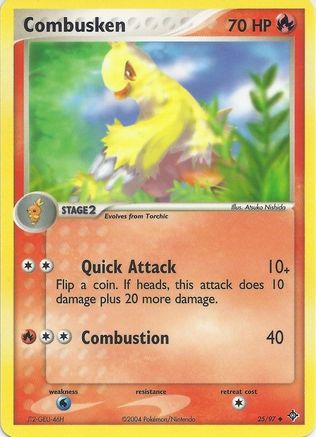 Combusken (25/97) [EX : Stade de combat] 