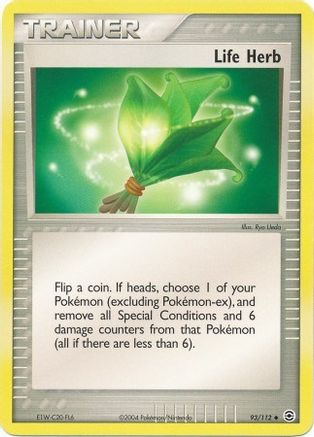 Herbe de vie (93/112) [EX : Battle Stadium] 