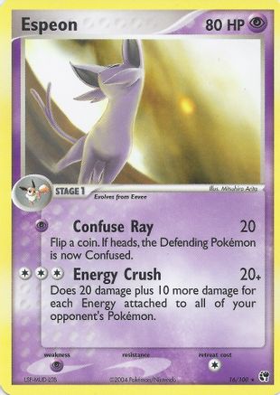 Espeon (16/100) [EX : Stade de combat] 