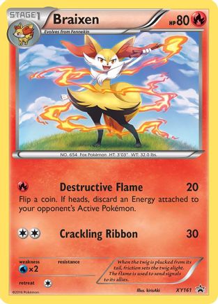 Braixen - XY161 XY161/211 - [XY Promos] Holofoil