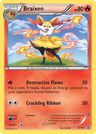 Braixen (XY161) [XY: Black Star Promos]