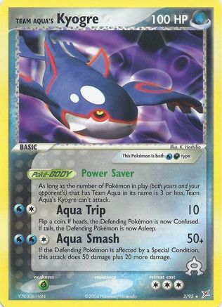 Team Aqua's Kyogre - 3/95 (EX Team Magma vs Team Aqua) - [Deck Exclusives]