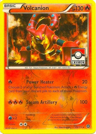 Volcanion (25/114) (Promo de la Ligue) [XY : Siège Steam] 