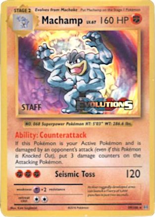 Machamp - 59/108 (Prerelease) [Staff] - [XY Promos] Holofoil