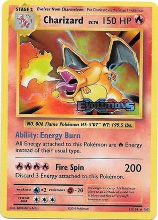Charizard (XY Evolutions Prerelease) - [XY Promos] Holofoil