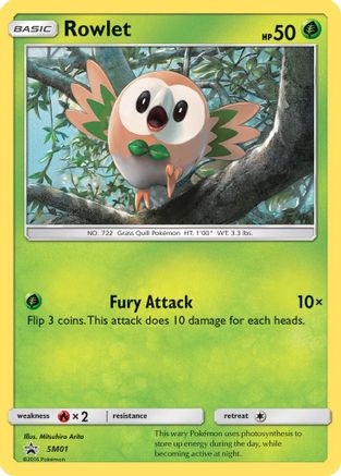 Rowlet - SM01 SM01/248 - [SM Promos] Holofoil