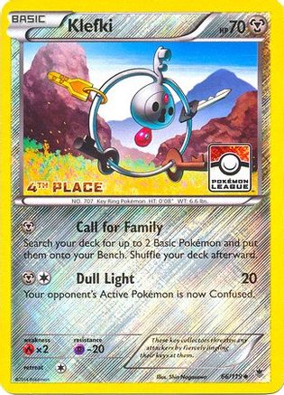 Klefki - 66/119 (League Promo) [4th Place] - [League & Championship Cards] Reverse Holofoil