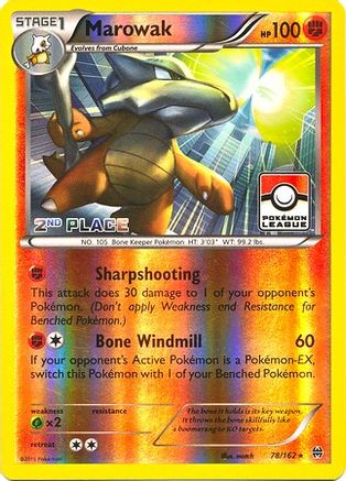 Marowak (78/162) (2e place de la promotion de la Ligue) [XY : PERCÉE] 