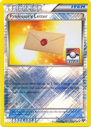 Lettre du professeur (123/146) (Promo de la Ligue) [XY : Ensemble de base] 