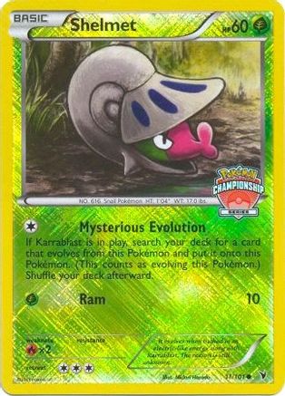 Shelmet - 11/101 (Championship Series) - [League & Championship Cards] Reverse Holofoil