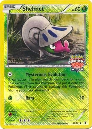 Shelmet 11/101 (Championship Series) [Staff] - [League & Championship Cards] Reverse Holofoil