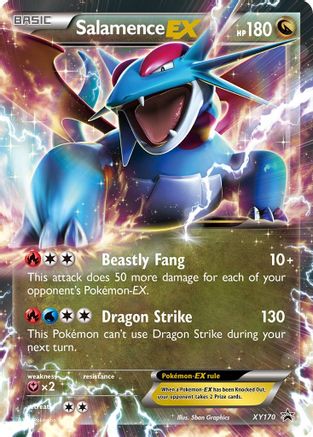 Salamence EX (XY170) [XY : Promos Black Star] 